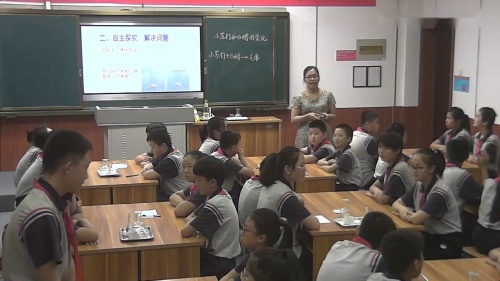 《小苏打和白醋的变化》教科版六年级科学下册优质课教学视频-执教老师：吴迎丽