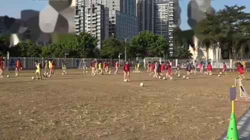 《小足球脚内侧运球》四年级体育教研公开课视频