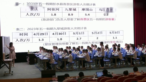 《折线统计图》重庆第十一届小学数学优质课竞赛公开课视频-西师大版五年级下册