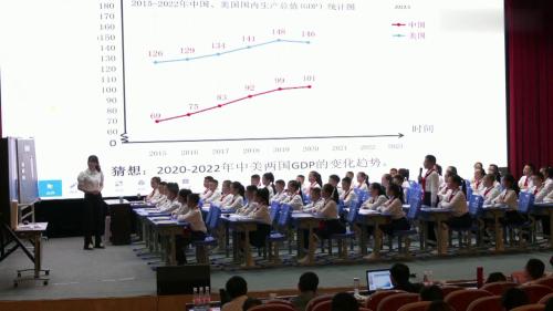 《复式折线统计图》重庆第十一届小学数学优质课竞赛公开课视频-西师大版五年级下册