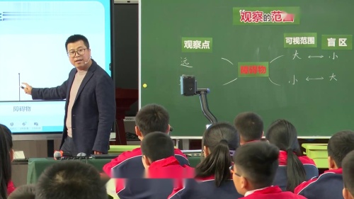 《观察范围》人教版六上数学研讨课视频-执教老师：姜雪华