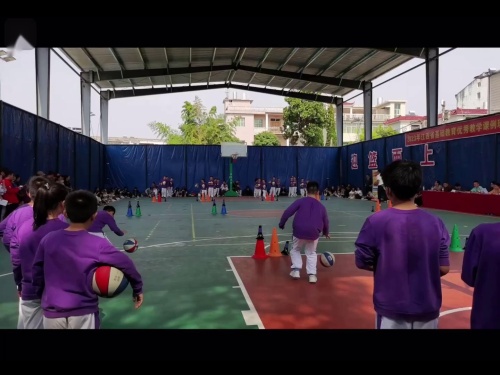 《快乐的小篮球》观摩课教学视频-四年级体育-江西省基础教育优质课教学课例交流活动