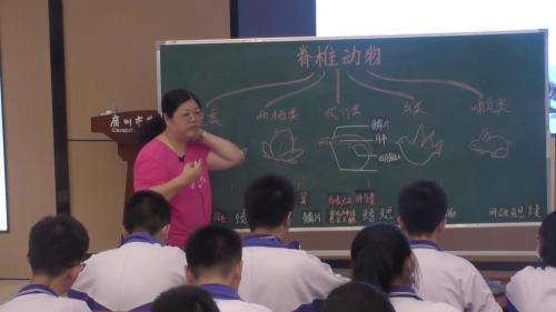 《脊椎动物类群复习》人教版八年级生物公开课优课视频