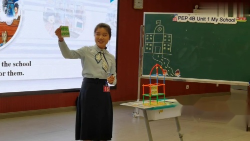《My school 》人教版四上英语单元整体教学说课视频