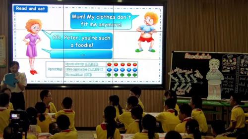 《Peter the foodie 》人教版五年级英语教材绘本融合研讨课视频