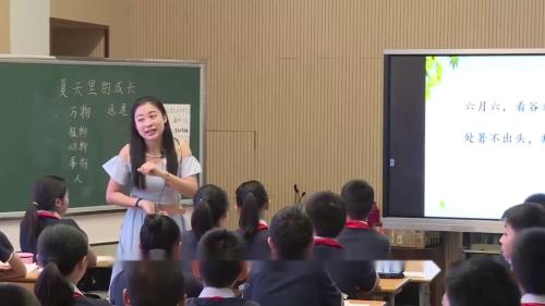 《夏天里的成长》第二课时-部编版小学语文六年级上册公开课视频