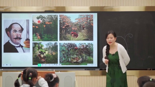 《花花草草》人教版一上美术研讨课优课视频