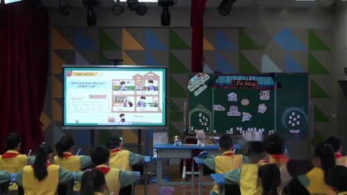 《Unit 3 Amazing animals A Let’s learn Pet shops 》2024新人教三上英语展示课视频