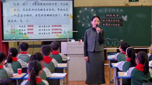 《金色的草地》2024部编版三上语文新课标习作研讨课优课视频