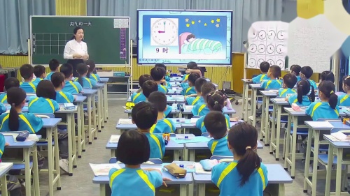 《淘气的一天》新北师大版一上数学综合实践展示课视频-执教老师：