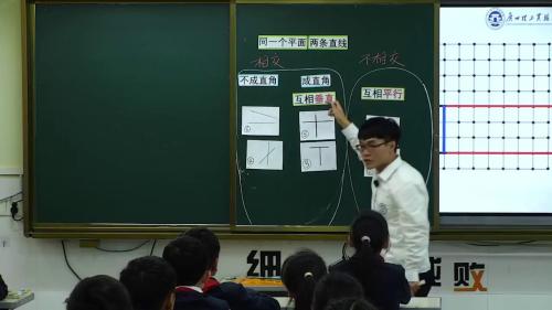 《平行和垂直》2024人教版四上数学展示课视频 -