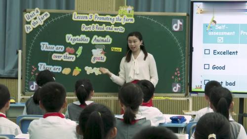 《Unit 4 B Read and write》人教版四下英语研讨课优课视频