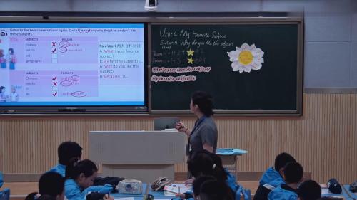 人教版七年级英语上册《Unit 4 My Favorite Subject A 1a-1d》