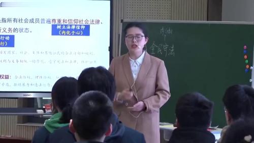 《全民守法》2025部编版高一道德与法治青年教师赛课视频
