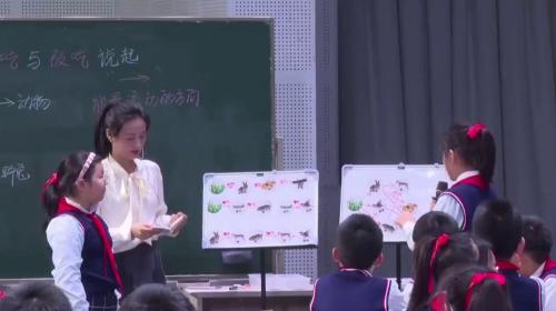 《从吃与被吃说起》2025教科版五下科学跨学科概念视角下的思维型教学展示课视频-