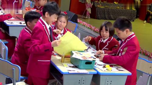 《石壁上的九色鹿》五年级美术下册优质课视频