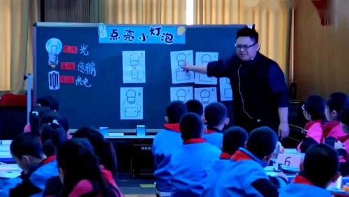 《点亮小灯泡》教科版四下科学展示课视频