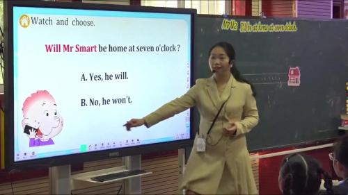 《Module7 Unit2 I’ll be home at seven o’clock》2025外研版五下英语数字化赋能教学评一体化教学交流课视频