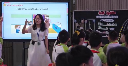 《Unit5 My clothes Part B Let’s talk & Let’s learn 》2025人教版四下英语学科展示课视频