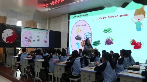 《Unit3 Yummy food Wrap up & check it & Let’s explore 》2025外研版三下英语观摩课视频