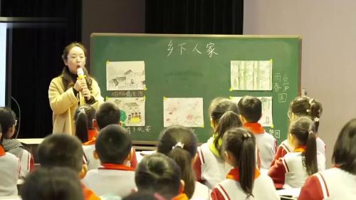 《乡下人家》部编版语文四下新课标任务群优课视频-朱小培