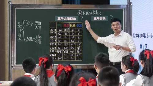 《影长的四季变化》2025教科版六年级科学上册优质课展示活动-天津