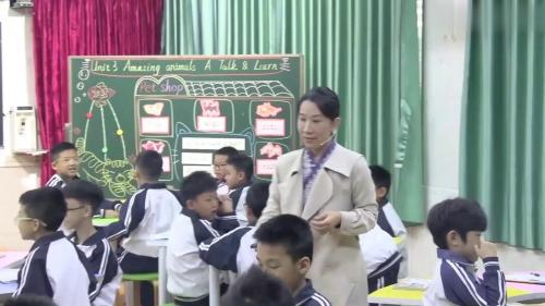 《U3 Amazing amimals A Let s learn&talk》新人教三上英语2025研讨课视
