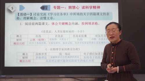 高中语文-青蒿素、名物理学家的教育历程、中国建筑的特征、说木叶单元说课