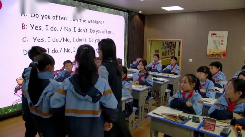 《Unit 2 My week Part 2 》2025人教版五上英语学科基地教学观摩课视频