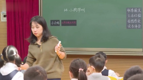 《小狗学叫》部编版三上语文任务群2025研讨课视频