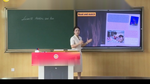 《Unit 7 Lesson 38 Hobbies are fun》冀教版八年级上册第五届全国中小学青年教师教学竞赛课视频