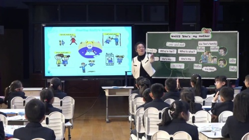 《Unit 5 She’s my mother -Story time 》译林版三上英语-第十一届全国中小学英语公开课视频
