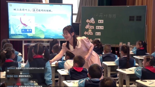 《荷叶圆圆》部编版语文一下“AI赋能教学常态化应用”2025研讨课视频