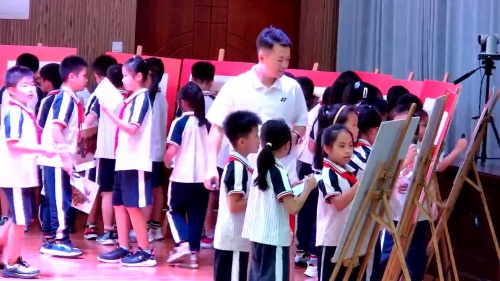 《喜庆的木版年画》小学美术优质课视频-黄老师