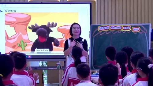 《Unit 7 Do you want Coffe or Tea 》教科版五上英语2025“核心素养为纲 引领课堂变革新方向”研讨课视频